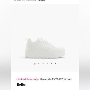 Brand new White Platform Sneakers